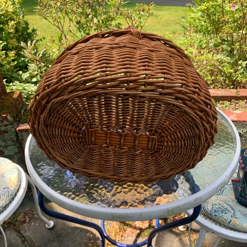 Wicker Basket with Handle